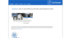Desktop Screenshot of cantamen.de